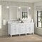 James Martin Vanities 72'' Double Vanity, Bright White 424-V72-M-BW - alternate 6